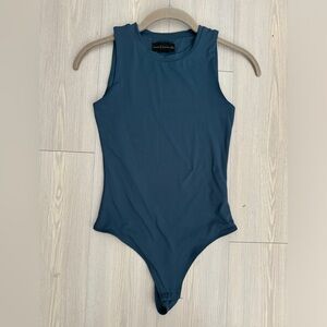 House of Harlow Teak High Neck Bodycon Bodysuit Size XS